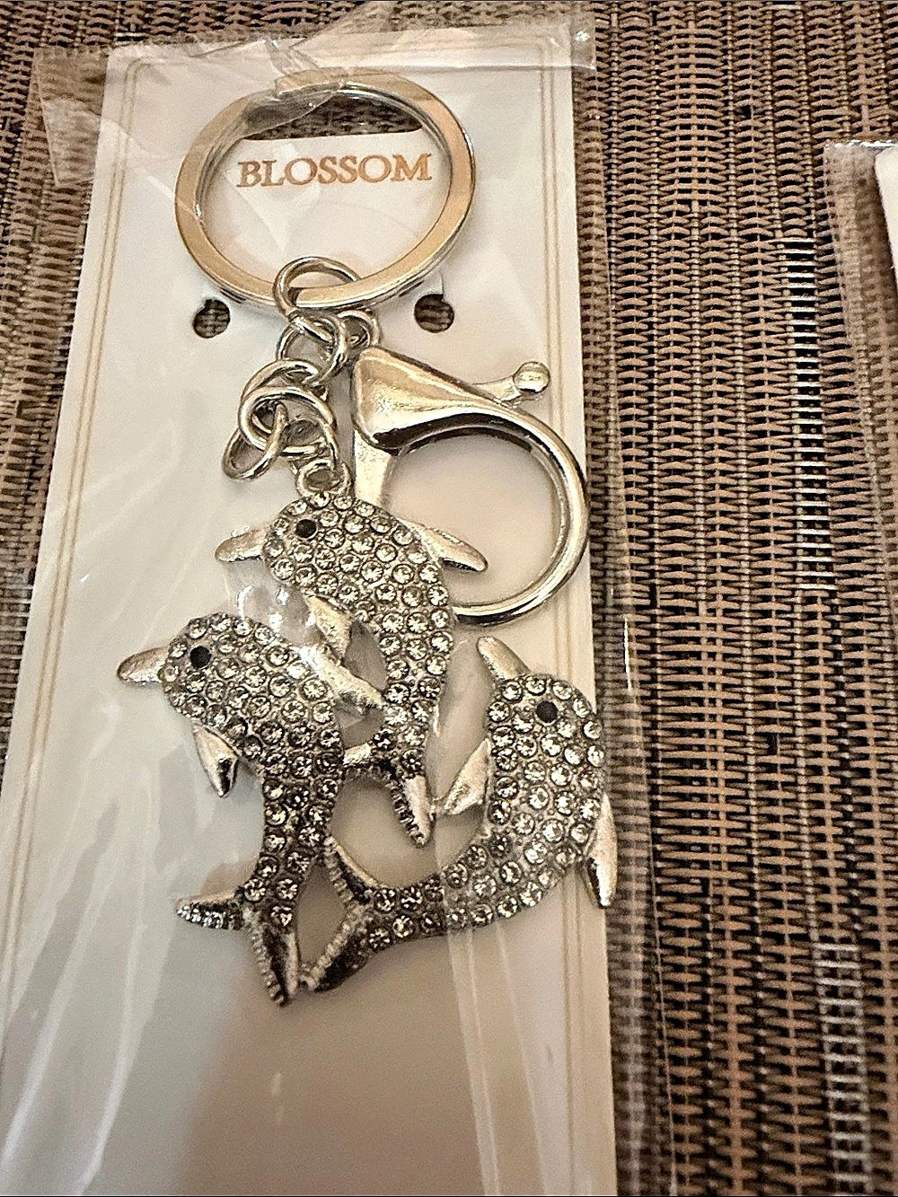 Pastel Novelty Keychain/ bag charm Set Gold & Silver NWT